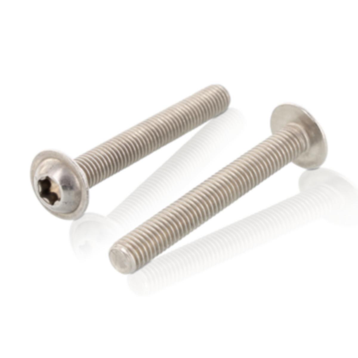 Kuusiokoloruuvi ISO 7380-2 A4 HST TX - KUUSIOKOLORUUVI TÄYSKIERRE HST M10X100/100 ISO 7380-2 A4-70