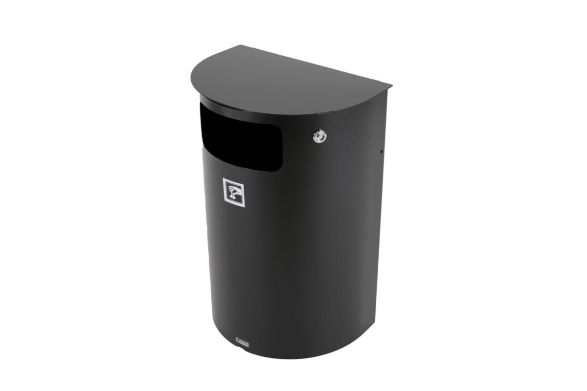 Roskakori PP-Tuote 30L - ROSKAKORI 30L MUSTA PP 139
