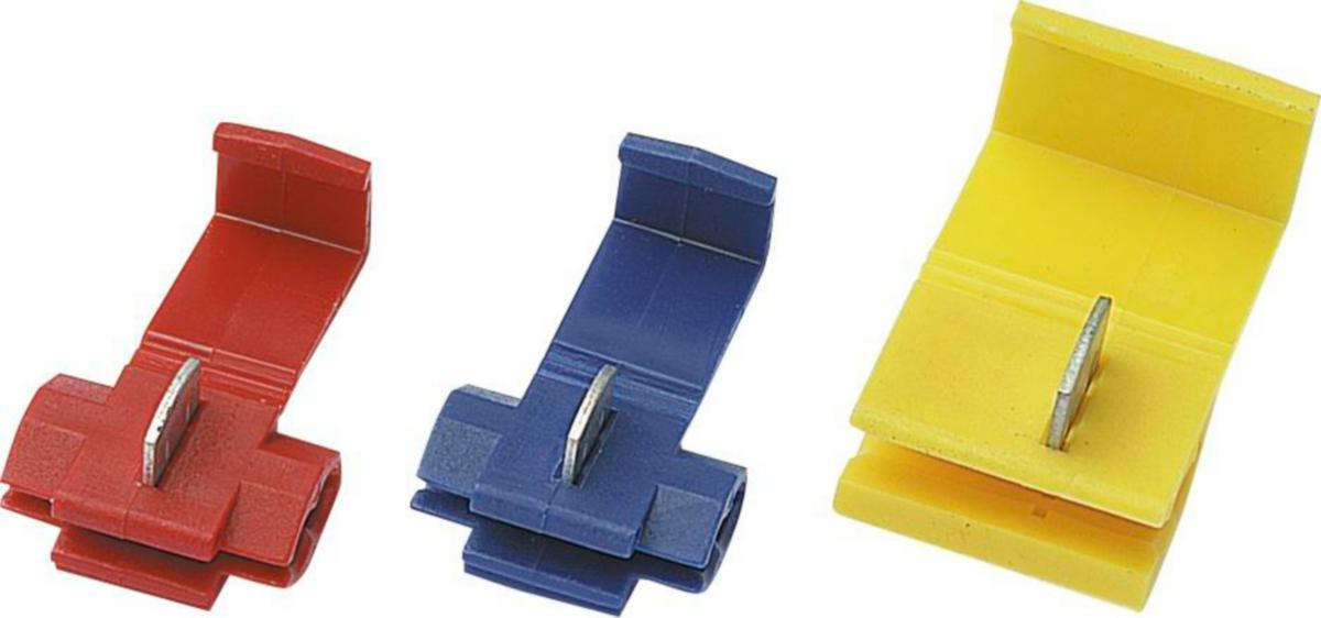 Haaroitusliittimet Elematic - HAAROITUSLIITIN ELEMATIC 0.25-1.5mm2 PUN ROSVO 100kpl