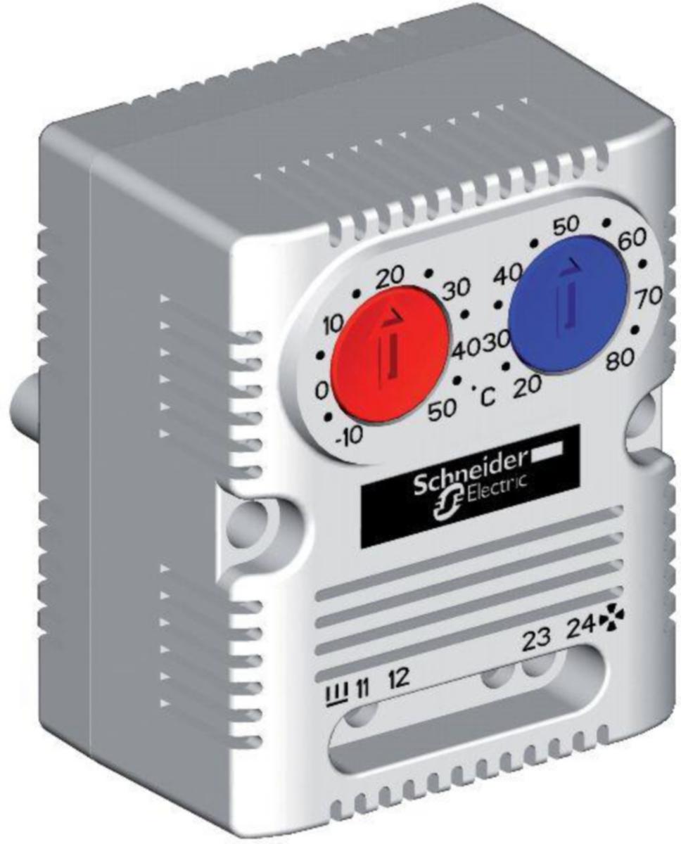 Termostaatti Schneider Electric Universal Enclosures - TERMOSTAATTI UNIVERSAL ENCLOSU KAKSOISTERM 0-60°C 1SULK+1AV