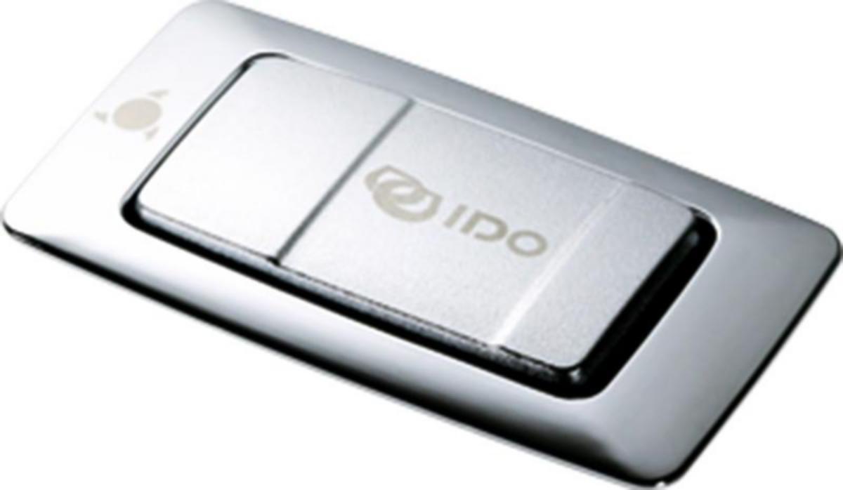 Painike kaksoishuuhtelu IDO Seven D - HUUHTELUPAINIKE DUO SEVEN D Z6203000001 IDO KROMI