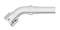 Hydrauliikkaliitin Dunlop Hiflex Interlock 90ast sisäkierre BSPP 60ast - DKOR 90