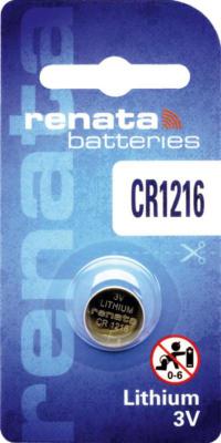 PARISTO LITHIUM RENATA CR1216/BP1 3V/25mAh BLISTER