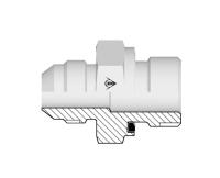Perusliitin Dunlop Hiflex  BSPP- JIC ulkokiertein  F42EDMXS
