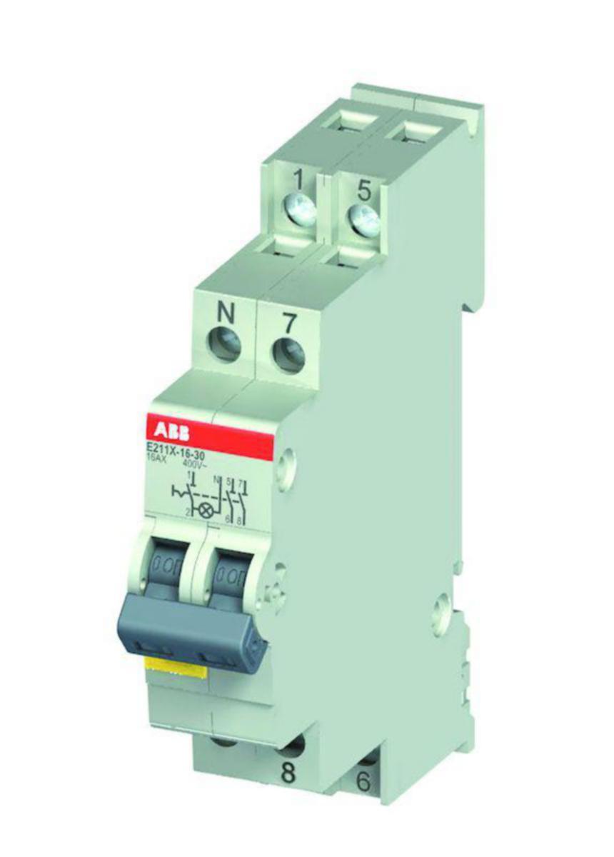 Ohjauskytkin ABB E210 - OHJAUSKYTKIN E210 3-NAPAINEN 3S 16A LED