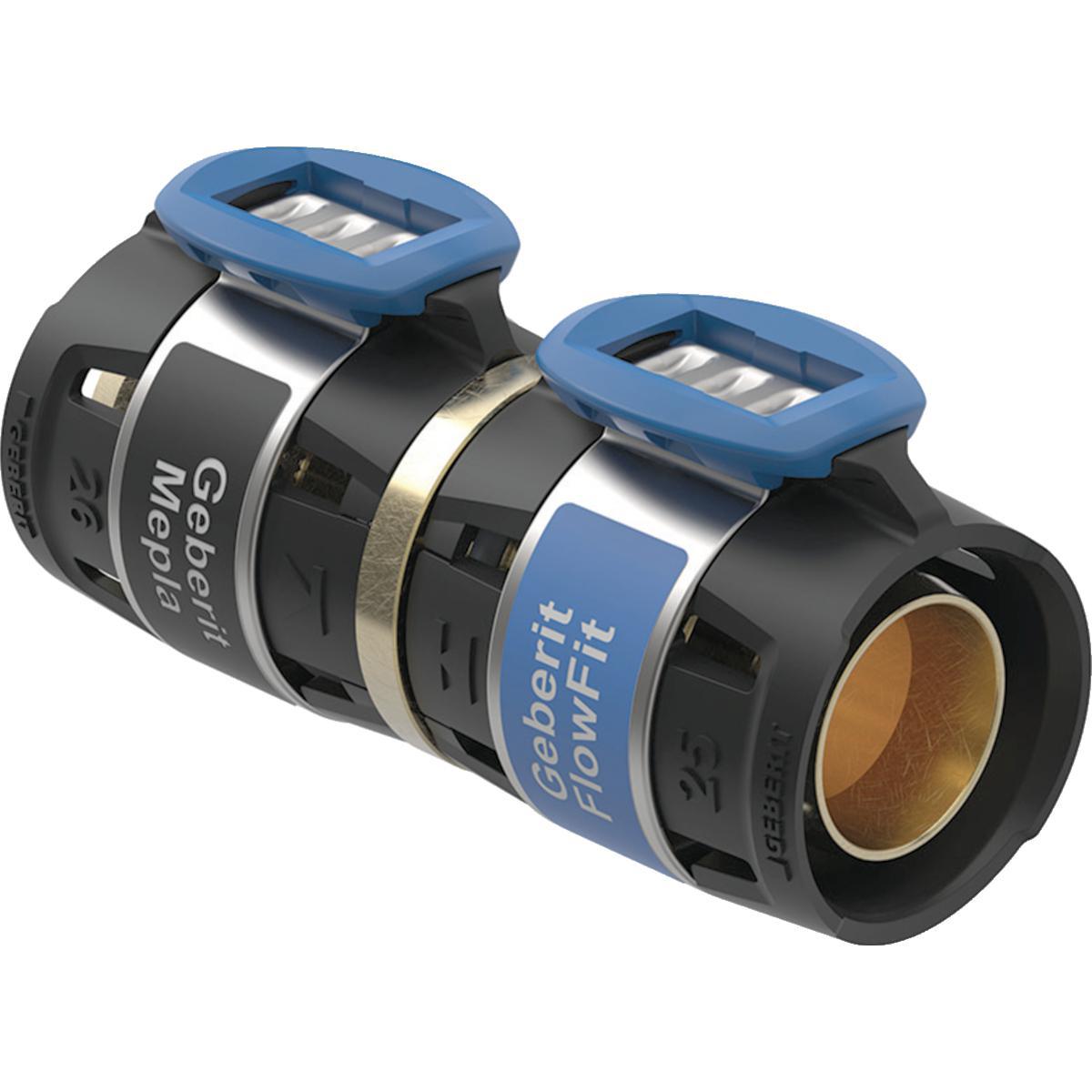 FlowFit Mepla muunnoskappale - PURISTUS MUUNTOLIITIN SUORA FLOWFIT - MEPLA D=16MM,D1=16MM