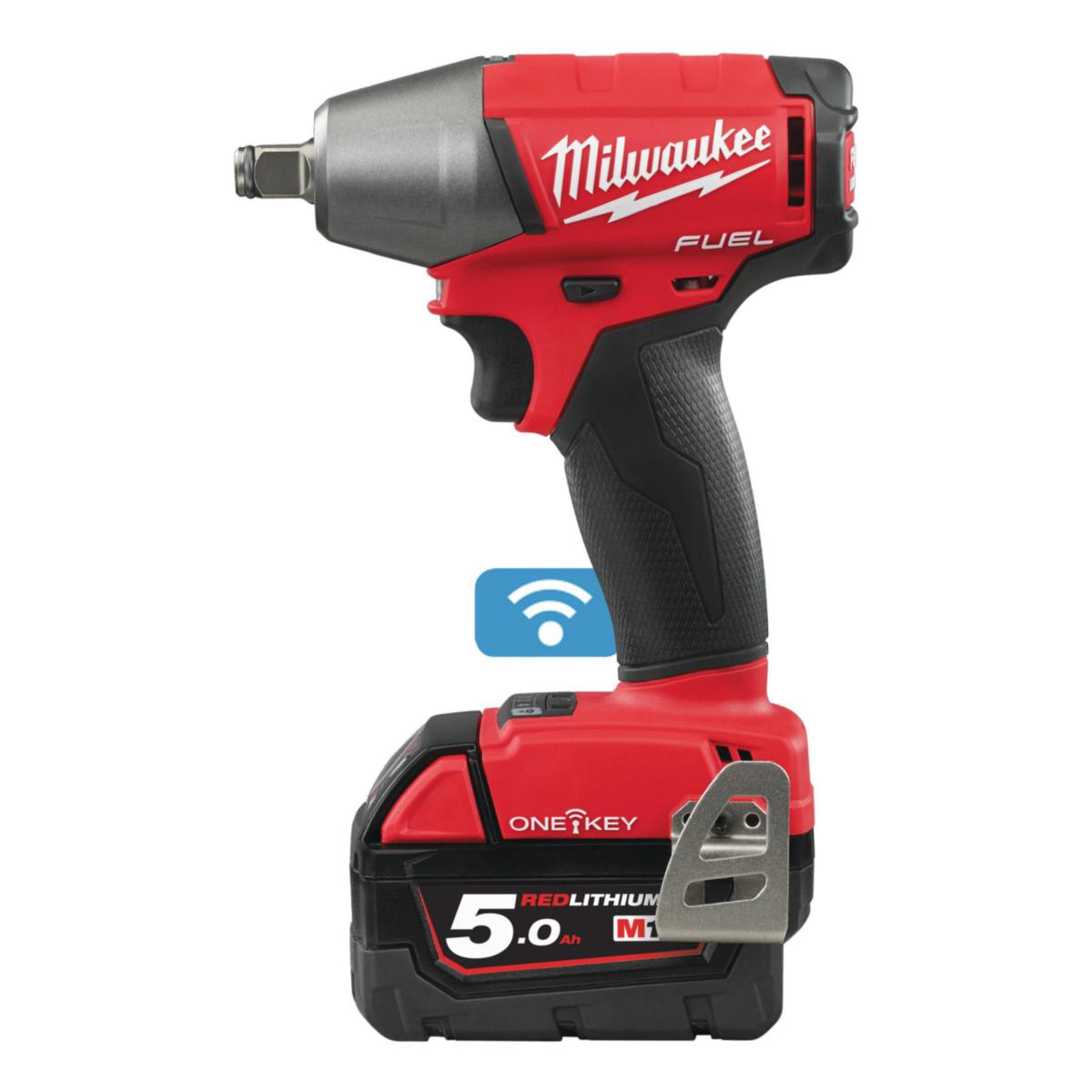 Akkumutterinväännin iskevä Milwaukee M18 ONEIWF12-502X - AKKUMUTTERINVÄÄNNIN MILWAUKEE M18 ONEIWF12-502X