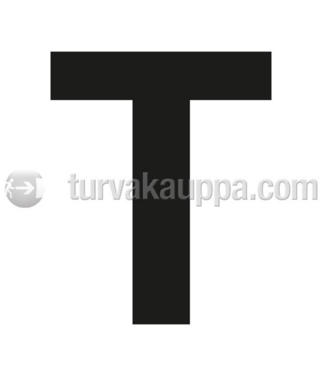Tarrakirjain ST 100mm - TARRAKIRJAIN ST MUSTA -T- 100mm