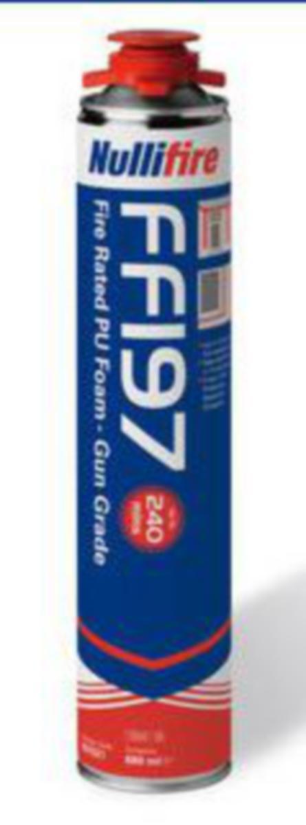 Palokatkovaahto Nullifire FF197 - PALOKATKOVAAHTO (PISTOOLI) NULLIFIRE FF197 880ML
