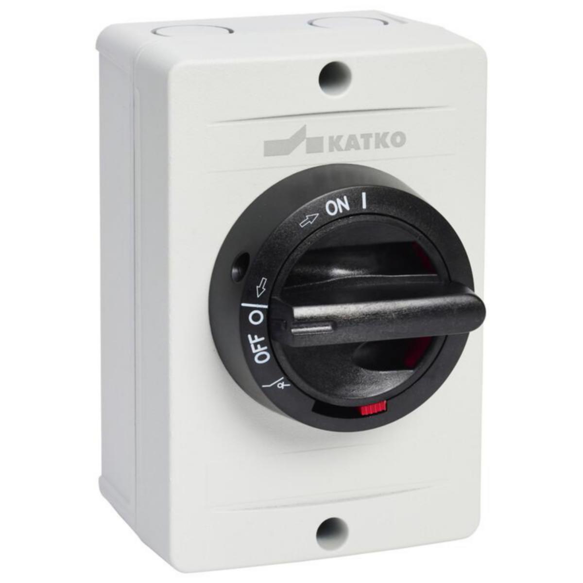 Turvakytkin väännin Katko IsoSafe KUR ATEX - TURVAKYTKIN VÄÄNNIN KUA ATEX 3X20A 7,5KW 1NO/1NC ATEX