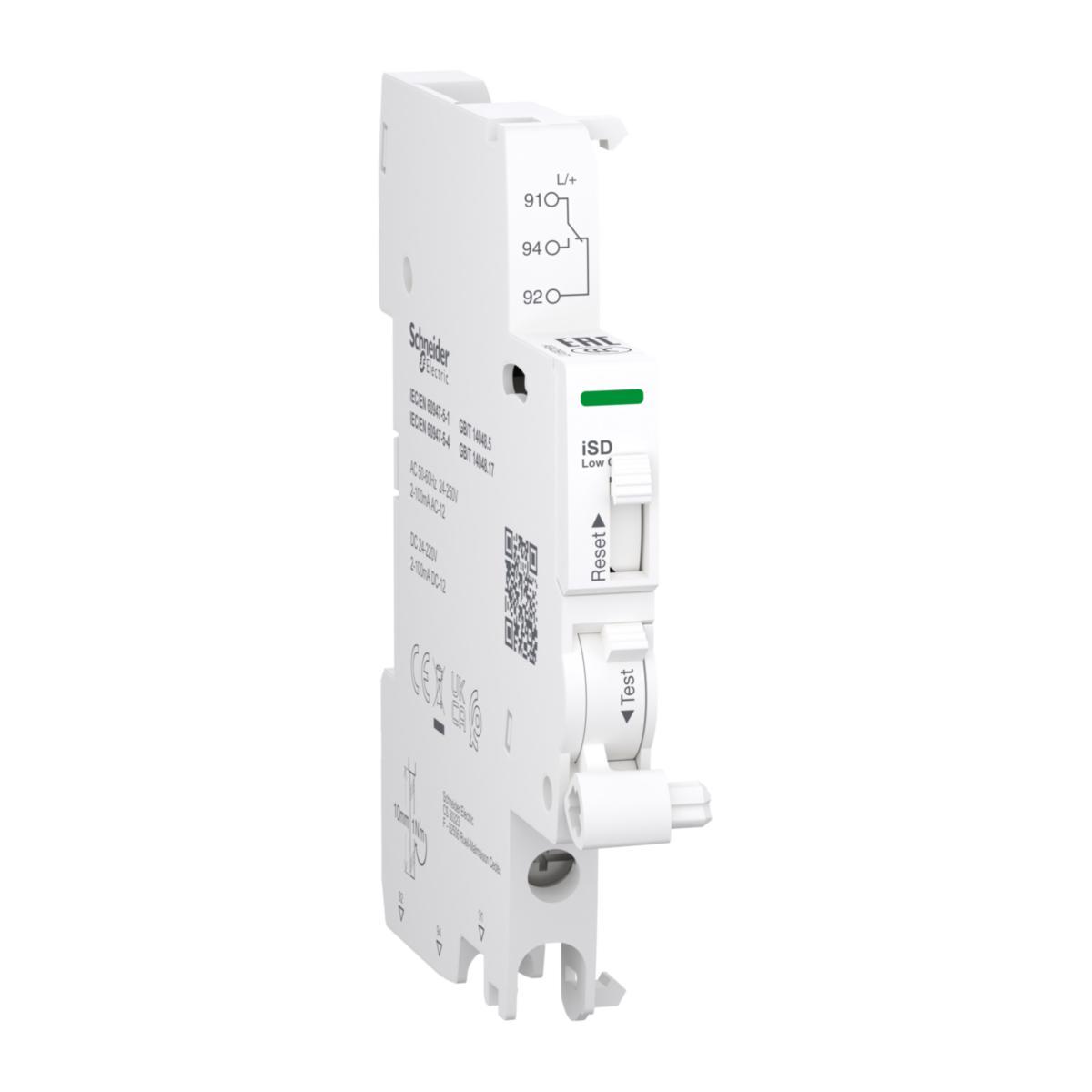 Apukosketin Schneider Electric Acti 9 - HÄLYTYSKOSKETIN ACTI 9 ACTI9 ISD HÄLKOSK 2-100MA VK A