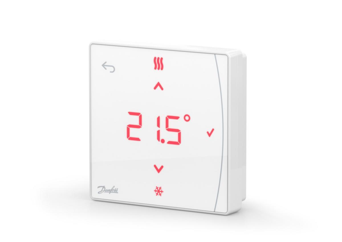 Huonetermostaatti Danfoss Icon2™ 24 V langaton - HUONETERMOSTAATTI LANGATON 24V, KOSKETUSNÄYTTÖ, INFRAPUNA