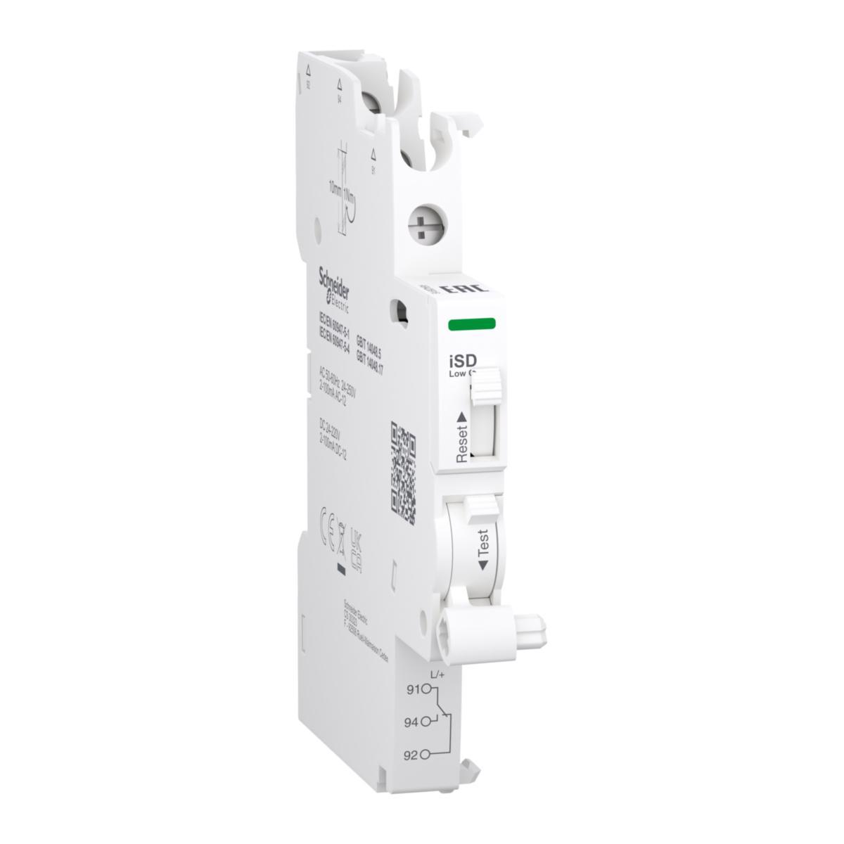 Apukosketin Schneider Electric Acti 9 - HÄLYTYSKOSKETIN ACTI 9 ACTI9 ISD HÄLK 2-100MA VK Y DT