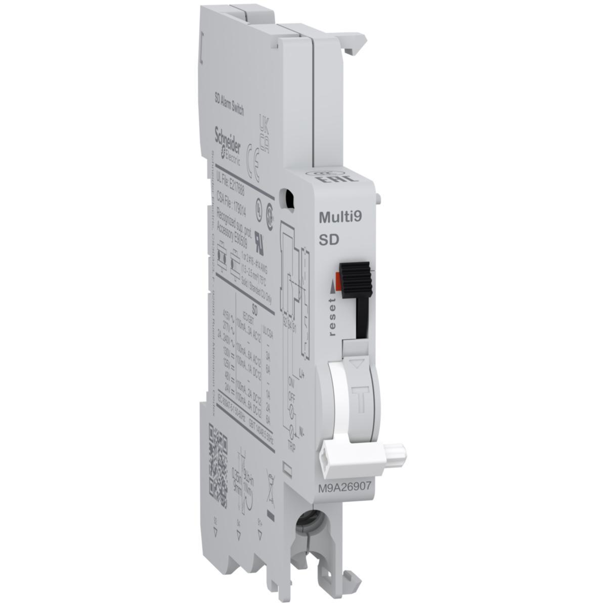 Apukosketin Schneider Electric Acti 9 - HÄLYTYSKOSKETIN MULTI 9 MULTI9 HÄLKOSK VK A 100MA6A