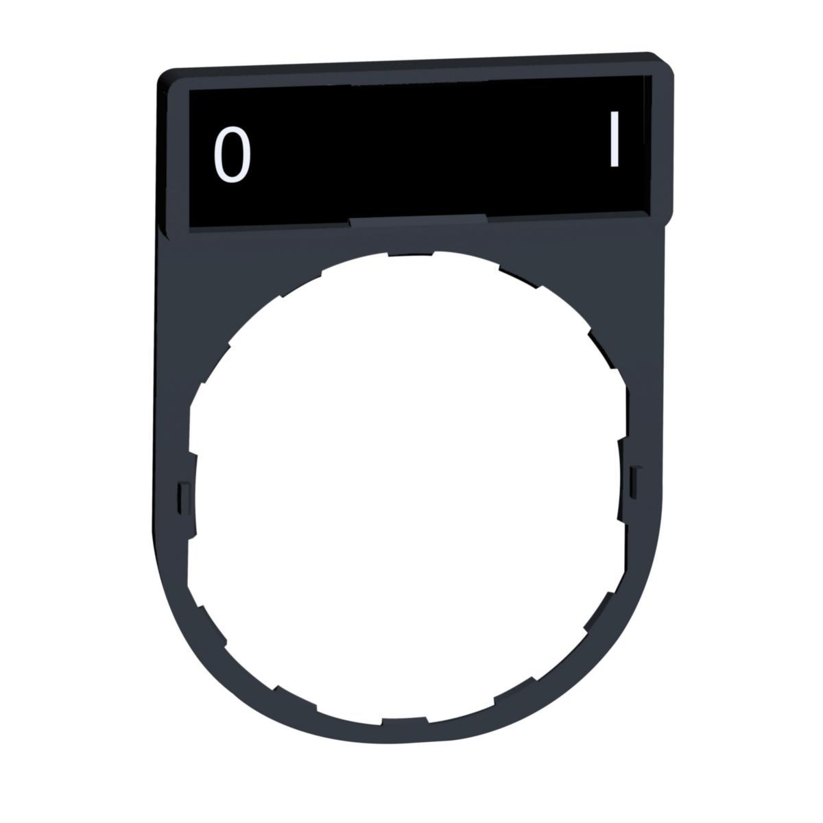 Kilvenpidin Schneider Electric Harmony - PAINIKE/MERKKIVA.KILPI HARMONY ZBY2178 KILPI "O-I"