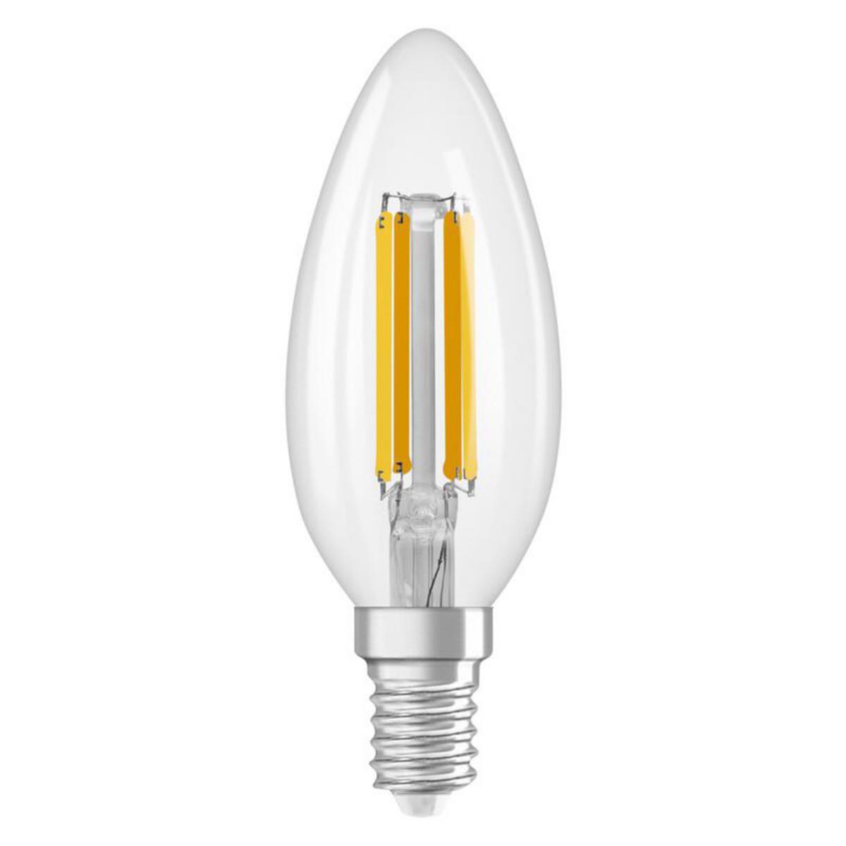 Kynttilälamppu Ledvance Performance Classic Glow DIM - KYNTTILÄLAMPPU LEDVANCE CLB 3,4W/930 470LM E14 GDIM CL