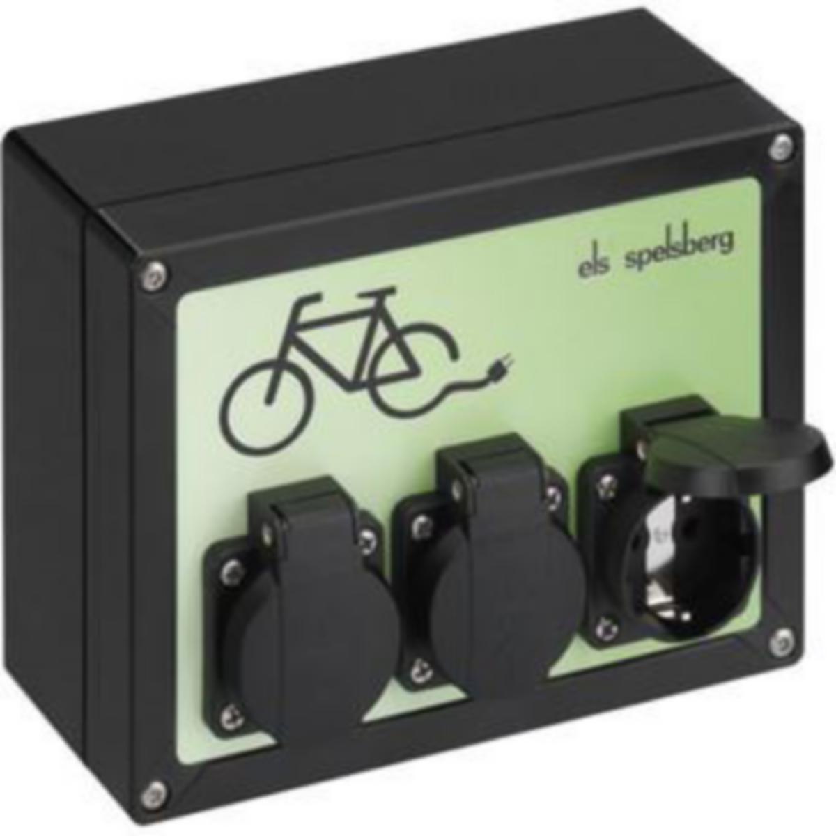 Sähköpolkupyörän latausasema TG BCS 3 Spelsberg - PYÖRÄN LATAUSASEMA SPELSBERG TG BCS 3 3xSCHUKO 16A 230V