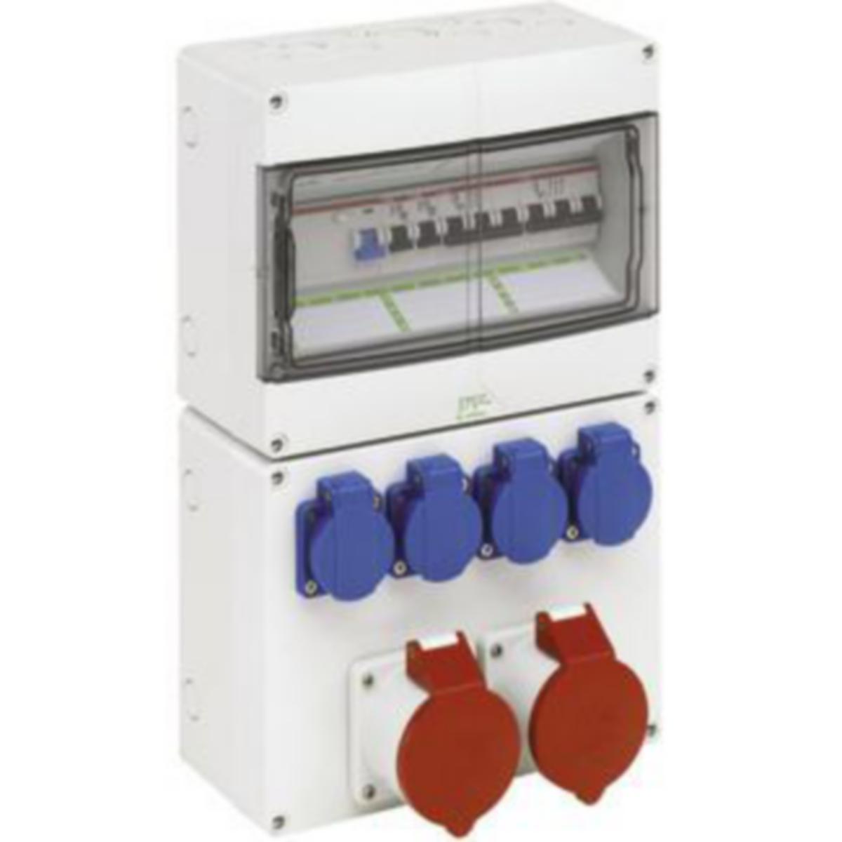 Pistorasiakeskus Spelsberg STV - PISTORASIAKESKUS STV 1224-K32 4xSCHUKO 2x32A