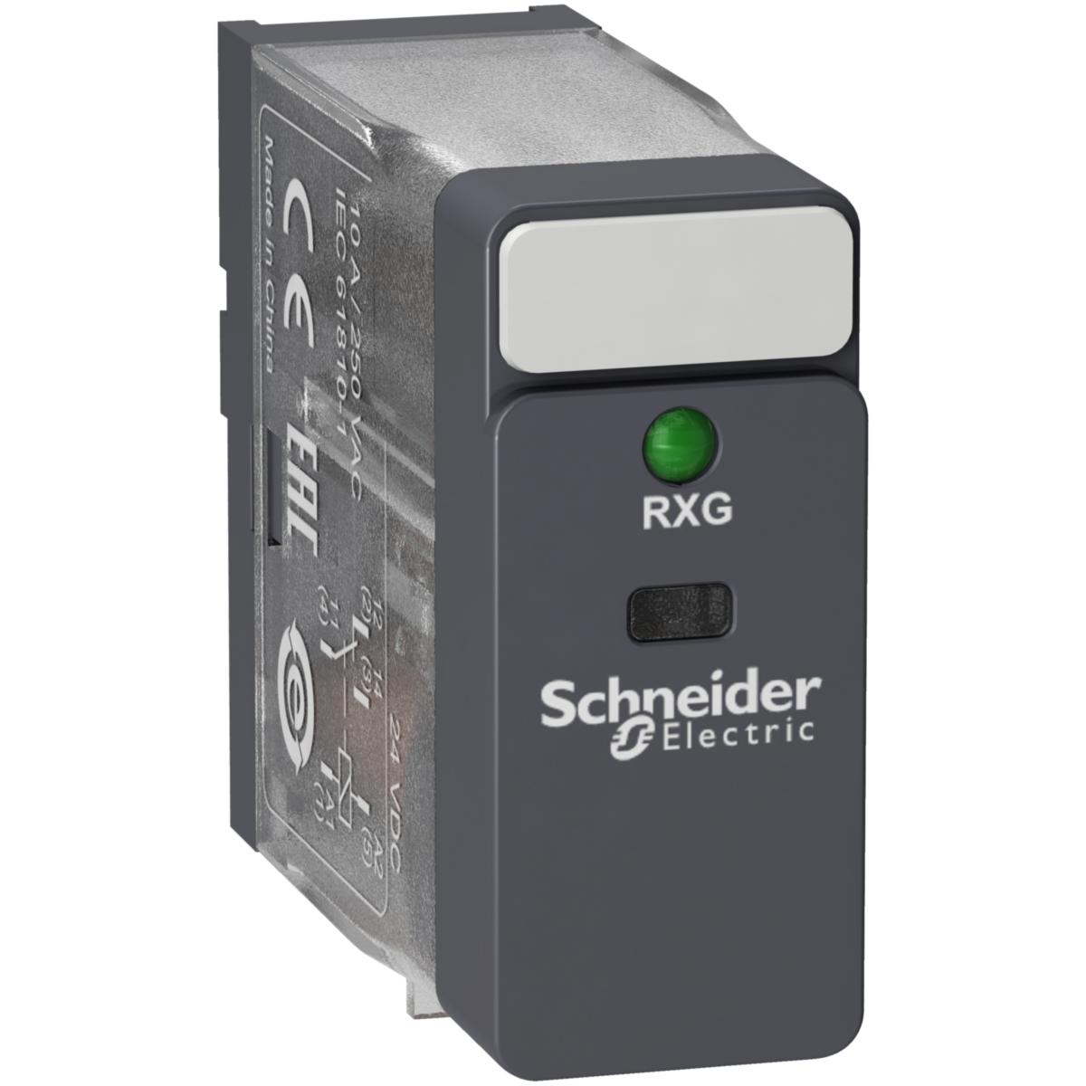 Pistokantarele Schneider Electric Zelio - PISTOKANTARELE ZELIO RXG13JD 12VDC 1 C/O 10A LED