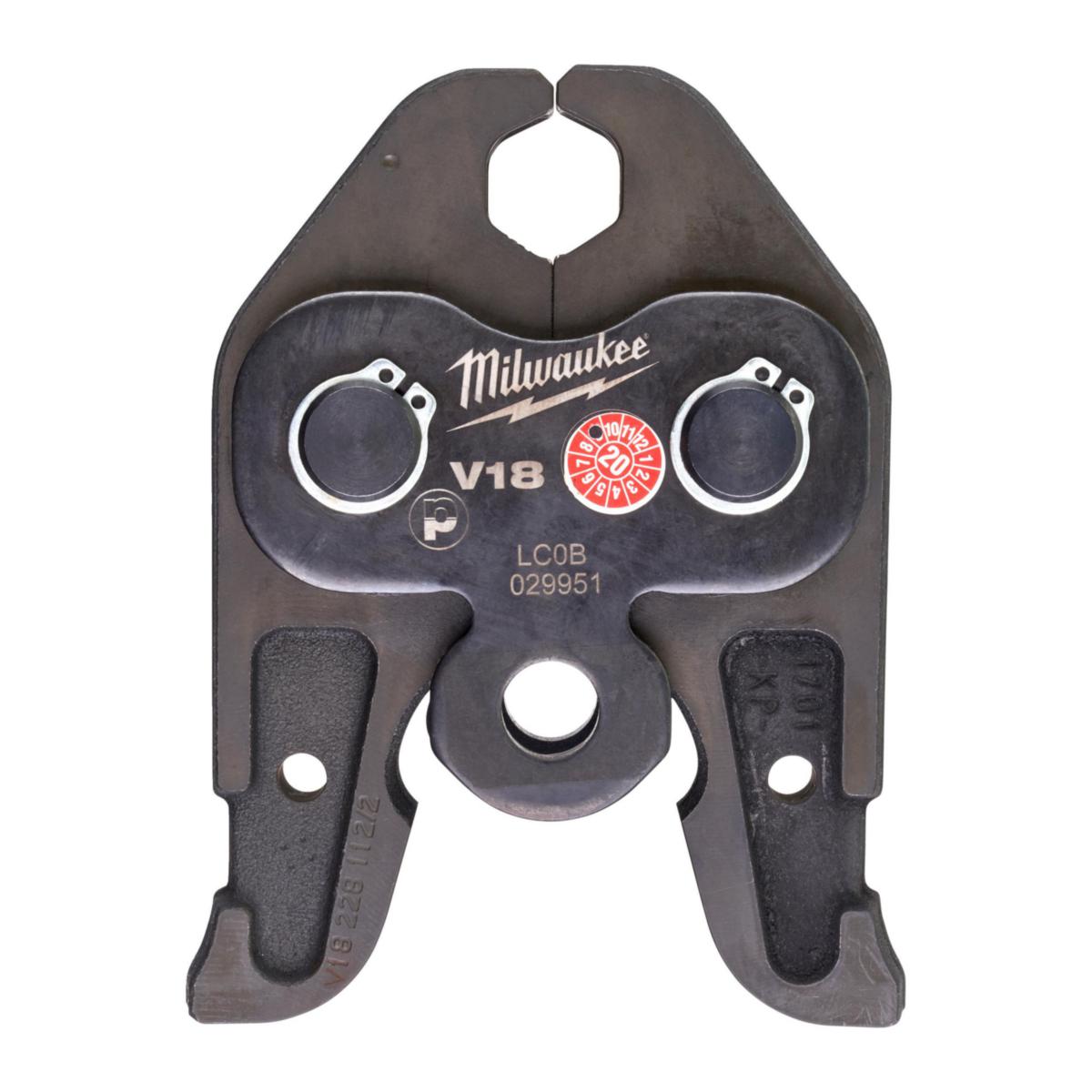 Puristusleuka Milwaukee J18 V-profiili - PURISTUSLEUKA J18-V18 MILWAUKEE PURISTUSLEUKA J18-18