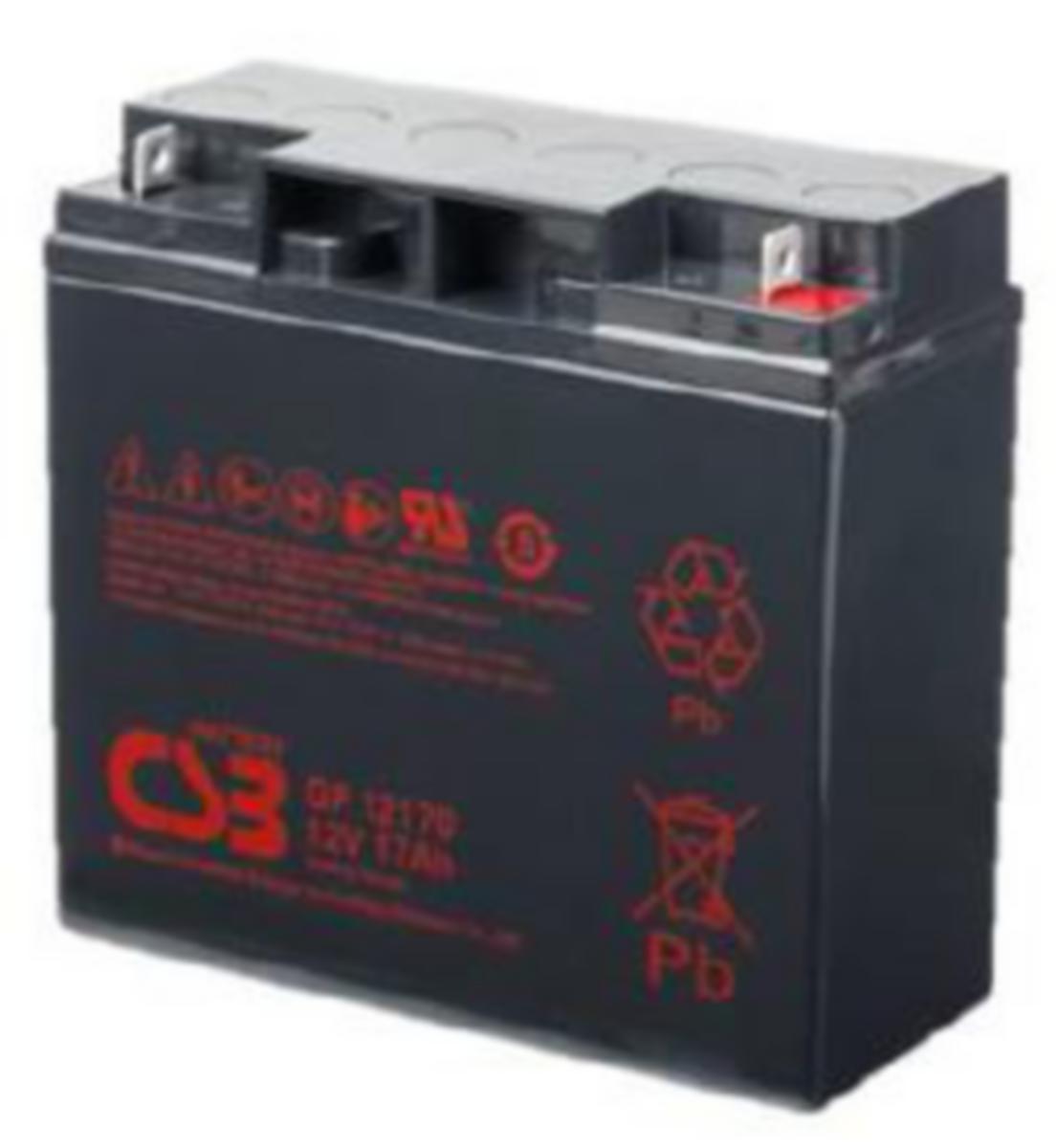 Suljettu lyijyakku (AGM) UPS- ja Telecom CSB - AKKU LYIJY SULJETTU CSB GP12170B1 12V/17Ah (C20) T3