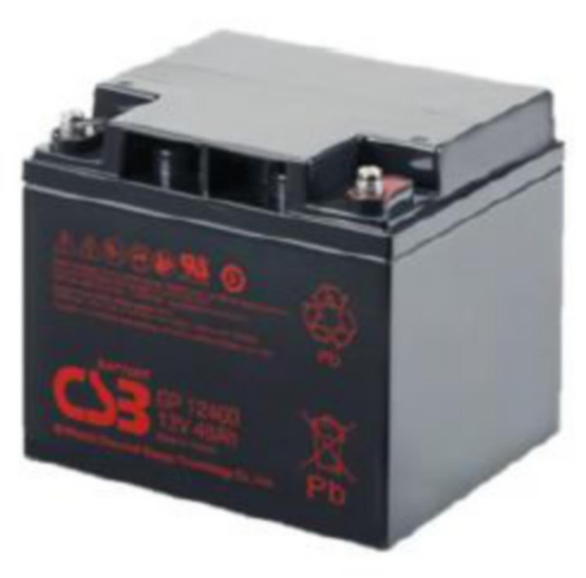 Suljettu lyijyakku (AGM) UPS- ja Telecom CSB - AKKU LYIJY SULJETTU CSB GP12400I 12V/40Ah (C20) T6