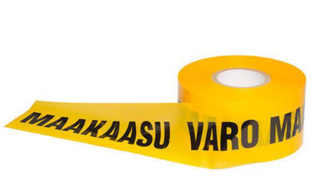 Maakaasun varoitusnauha - MAAKAASUN VAROITUSNAUHA 300 M KELTAINEN