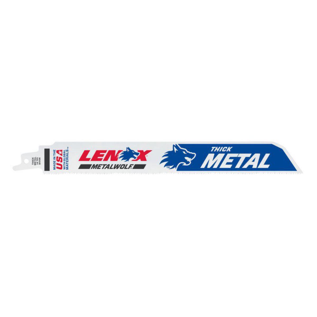Puukkosahanterä Lenox Lazer™ bimetalli - PUUKKOSAHANTERÄ LAZER MET LENOX BIMETAL 229X25 14T 5KPL