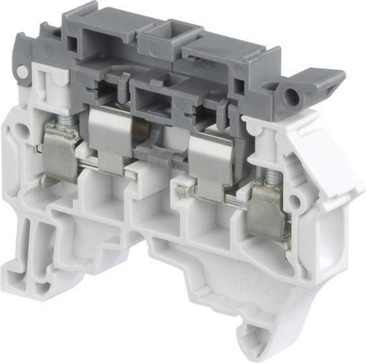 Sulakeliitin TE / ABB Entrelec -liittimet - SULAKELIITIN TE/ABB ENTRELEC HARMAA, LEV:8MM, JOHTO:4MM2