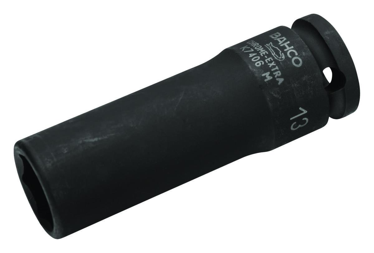 Voimahylsy Bahco K7406M 3/8" mm pitkä malli - VOIMAHYLSY 3/8" PITKÄ 17MM BAHCO K7406M-17