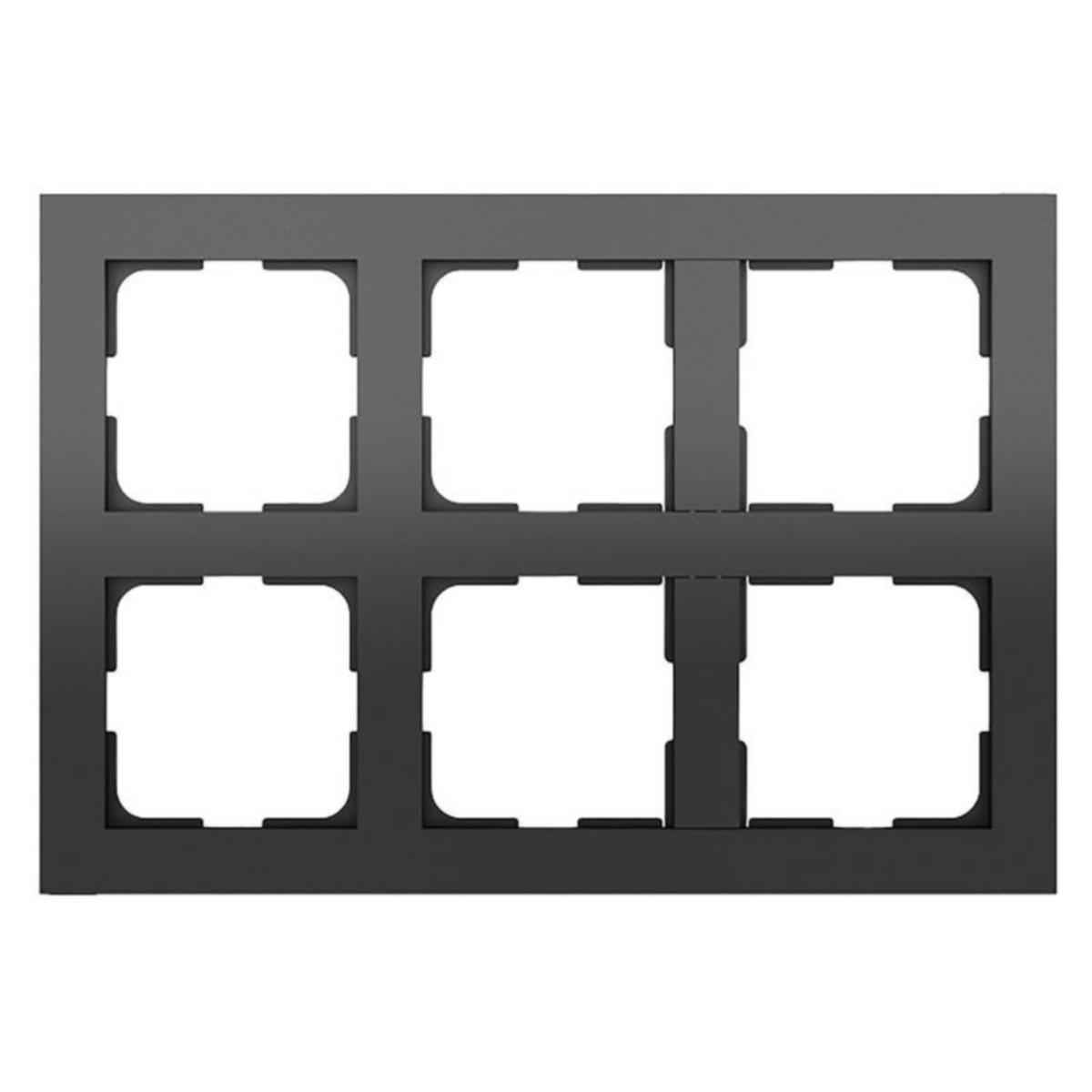 Peitelevy ELKO Plus matriisikehys - PEITELEVY ELKO PLUS 2X3 MATRIISI/IP20/227MM MUS