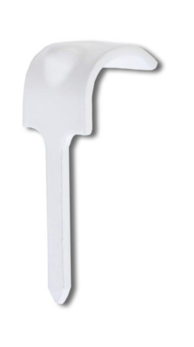 Lyöntikiinnikkeet yksijalkaiset valkoiset Letti - LYÖNTIKIINNIKE LETTI 1-JALK 8mm/16 SS VA 200kpl