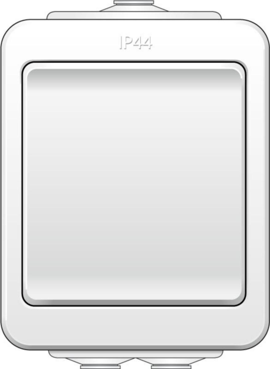 Kytkin Norwesco AquaBest IP44 - KYTKIN AQUABEST NORWESCO 6/10A/250V/IP44 PPJ 0X VAL