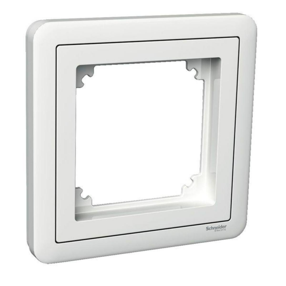 Kehys Schneider Electric Exxact adapterilla - PEITELEVY EXXACT 1-KEHYS ADAPTERILLA VALK