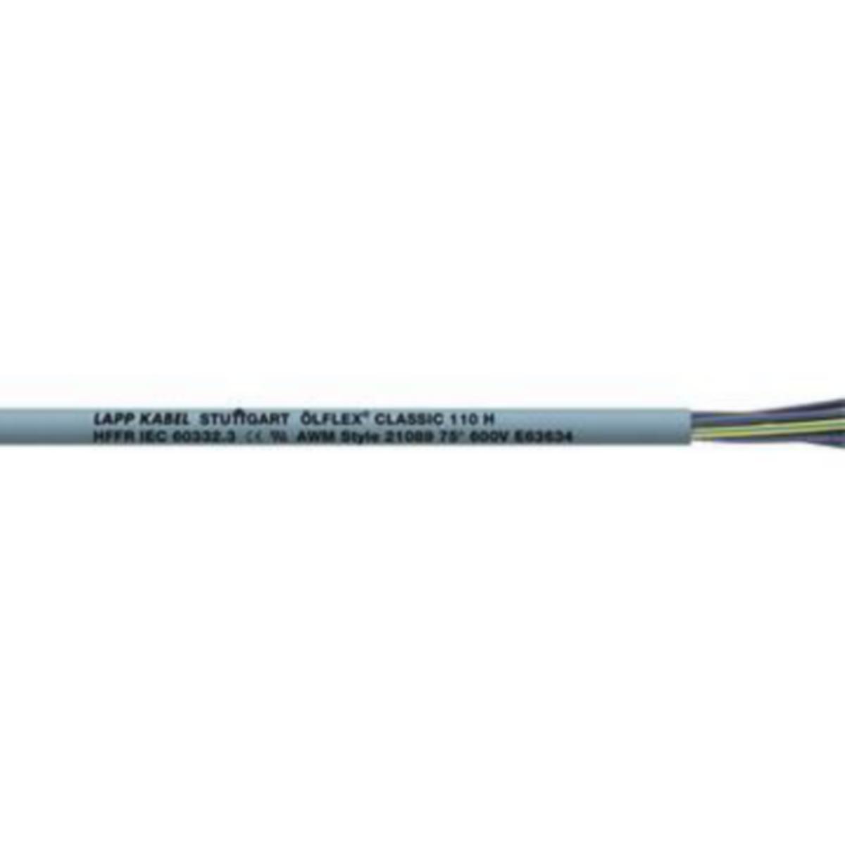 Ohjauskaapeli-HF Ölflex Classic 110H Kevi - OHJAUSKAAPELI-HF LAPP ÖLFLEX CLASSIC 110 H 7G0,75
