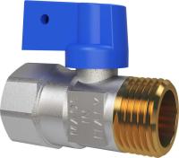 Palloventtiili LK 427 sininen/punainen, suora