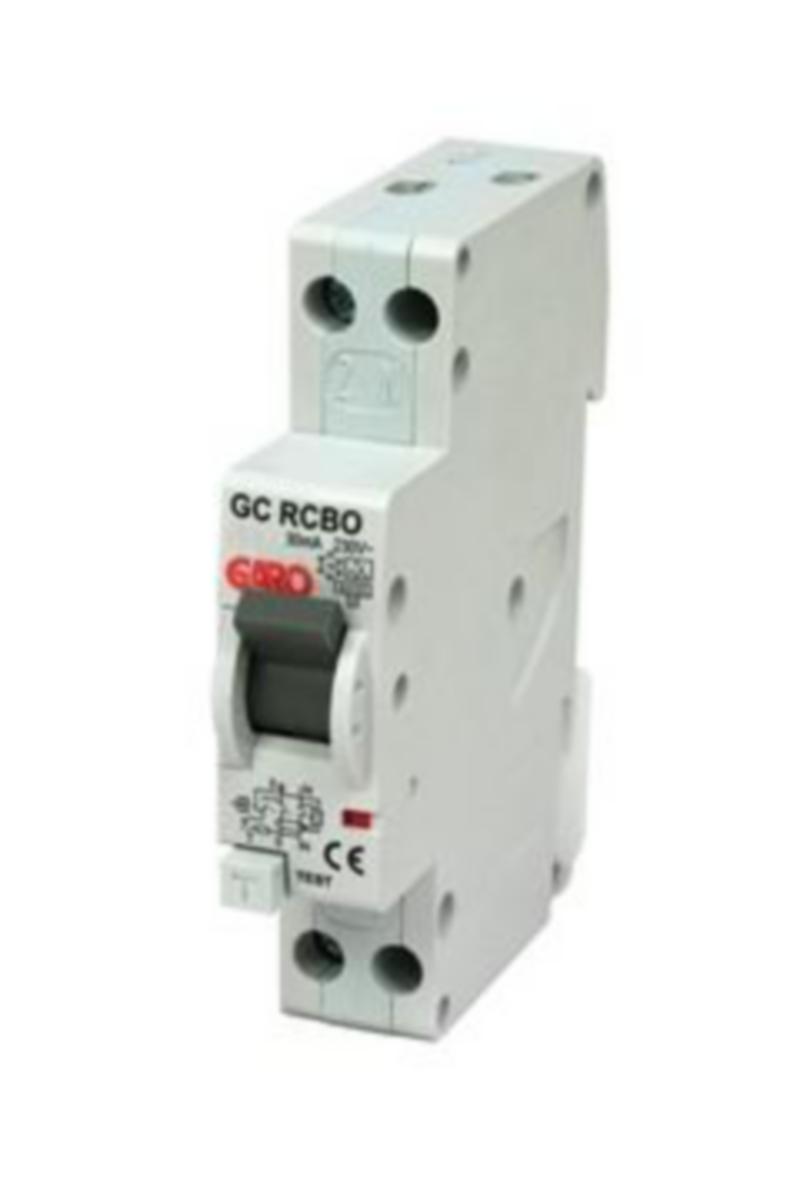 Vikavirtajohdonsuojakatkaisija Garo - VIKAVIRTAJOHDONSUOJAKAT. GARO RCBO GC C6A 1+NX6A/C/30MA/A
