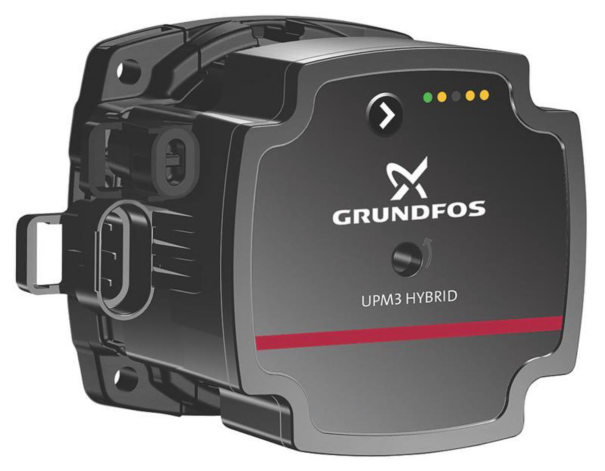 Lämpöjohtopumppu Grundfos UPM3 XX-70 Hybrid - LÄMPÖJOHTOPUMPPU GRUNDFOS UPM3 XX-70 PÄÄ HYBRID