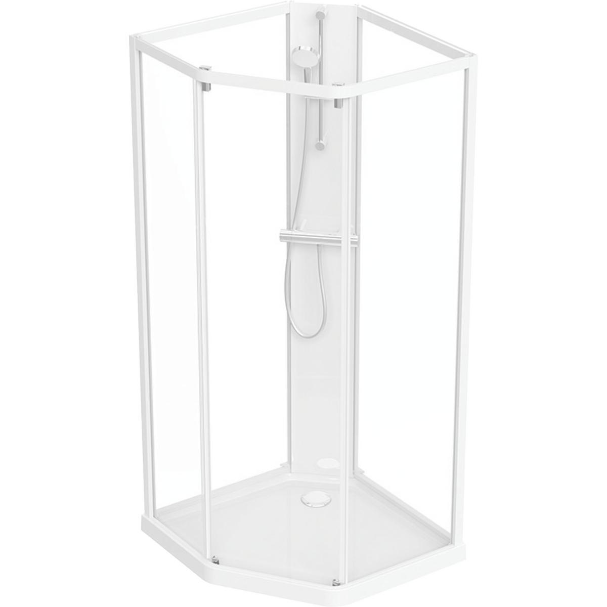 Suihkukaappi Contura Shower Classic 5-K 90x90cm - SUIHKUKAAPPI CLASSIC 90X90CM 5-K VALK/KIR