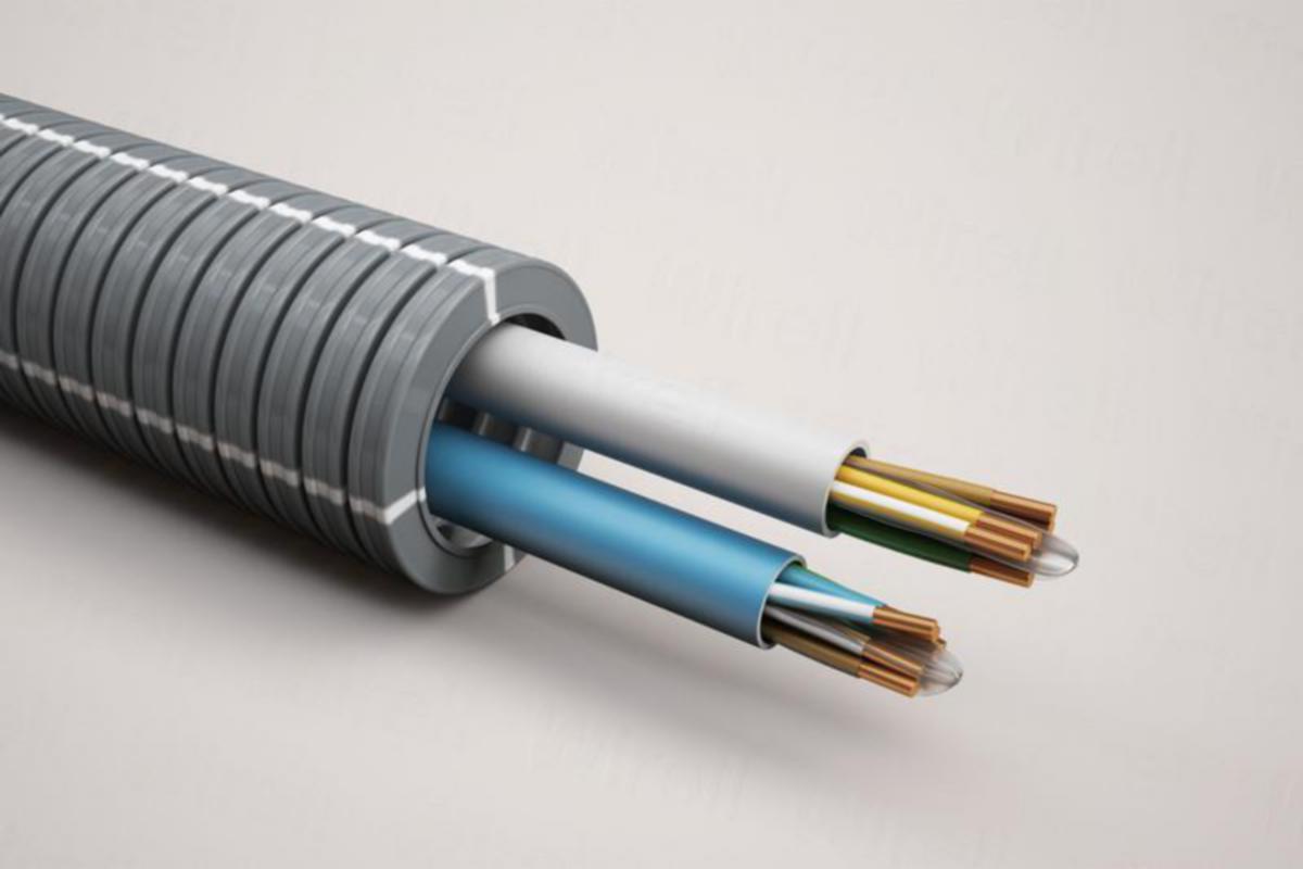 Putkijohto CAT6-Coax Wirell Aalto DCA - PUTKIJOHTO AALTO 20HF-A 2CAT 6 UTP DCA R100