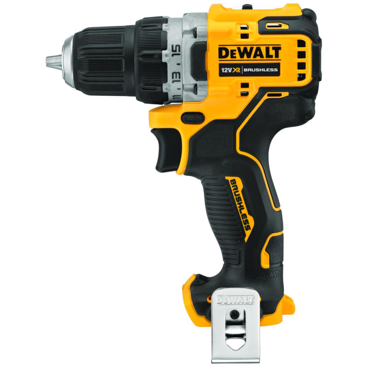 Akkuporakone/ruuvinväännin Dewalt DCD701N-XJ runko - AKKUPORAKONE DEWALT DCD701N 12V