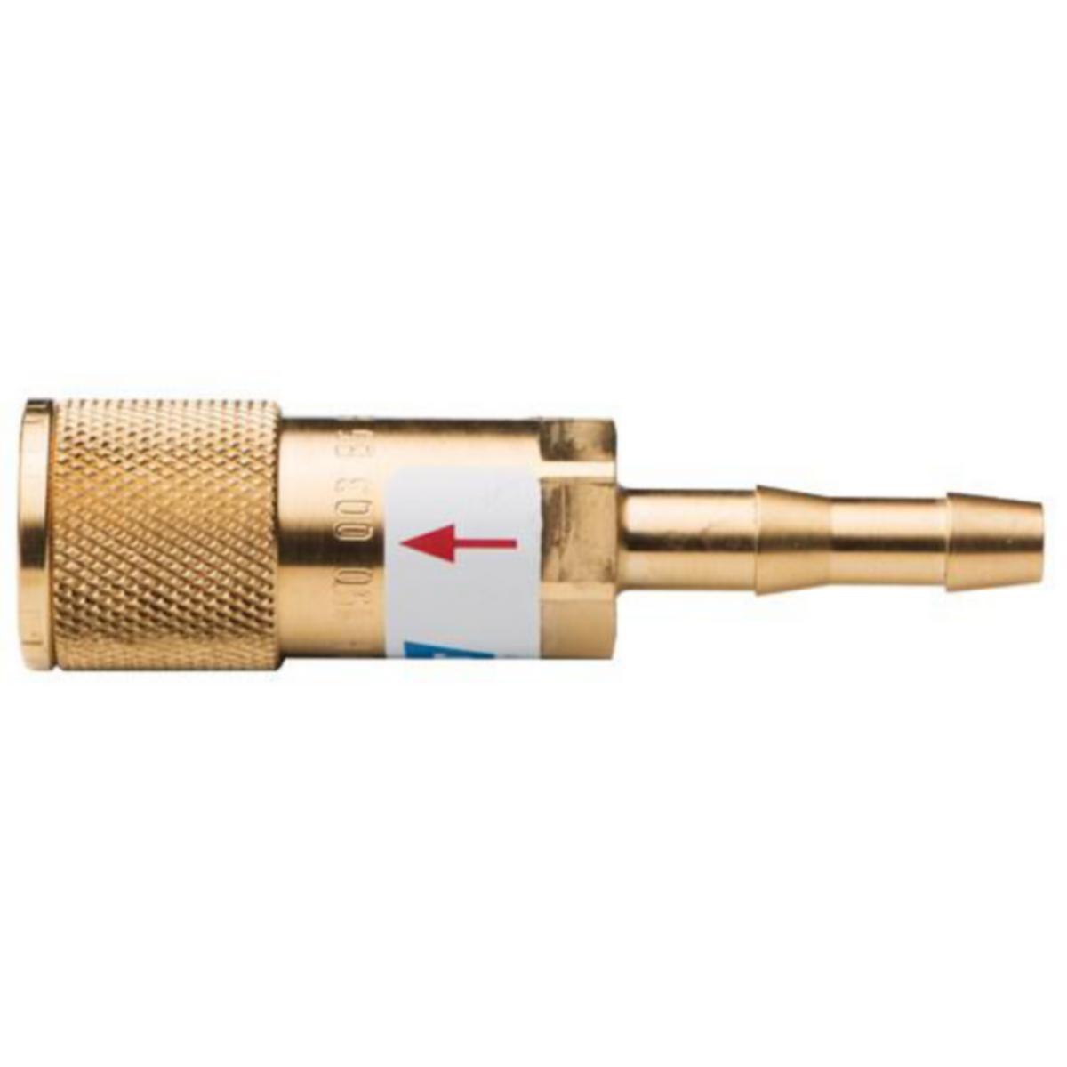 Pikaliitin Aga naaras letkuliittimellä - PIKALIITINRUNKO A 4.8 MM HV AGA 309416