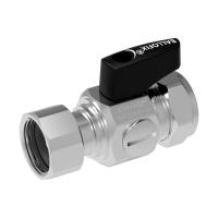 Kuulasulkuventtiili kahvalla Ballofix suodattimella