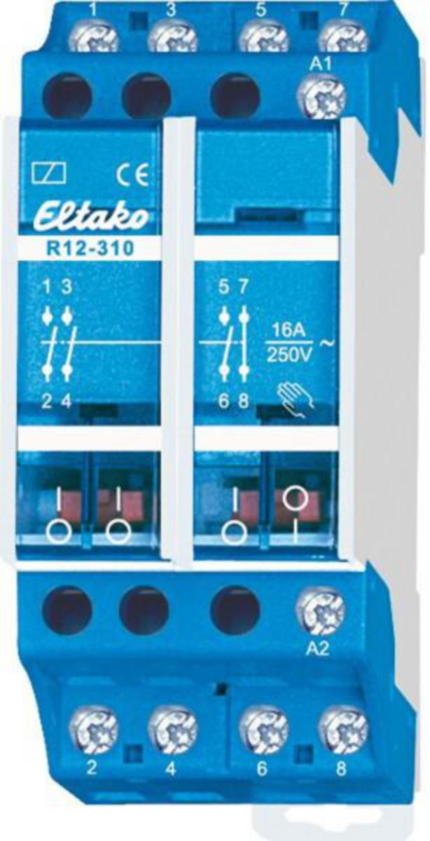 Välirele Eltako R12-310-230V - VÄLIRELE TEHORELE 3S,2A,16A,230VAC,DIN