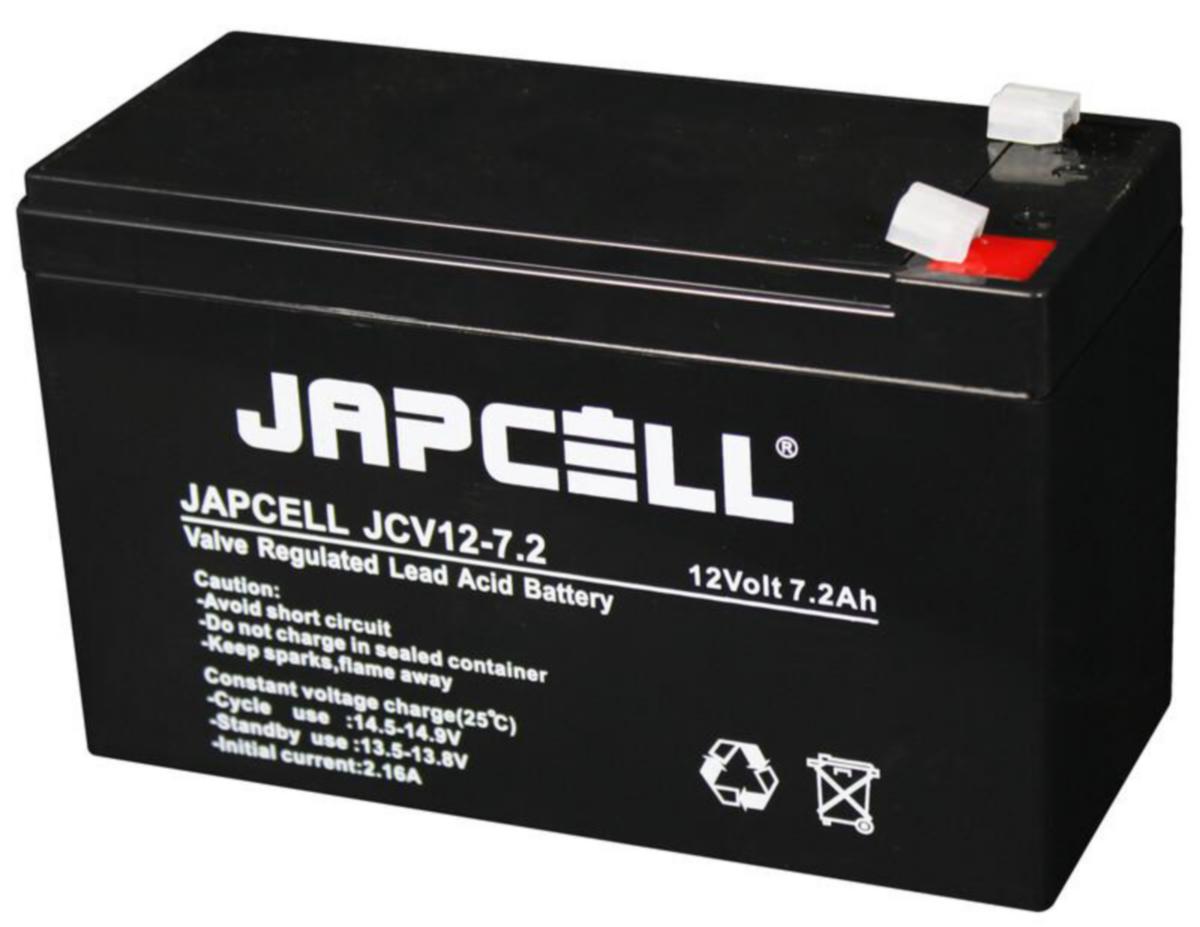 Akku lyijy suljettu Q-batteries - AKKU LYIJY SULJETTU JAPCELL JCV12-7.2
