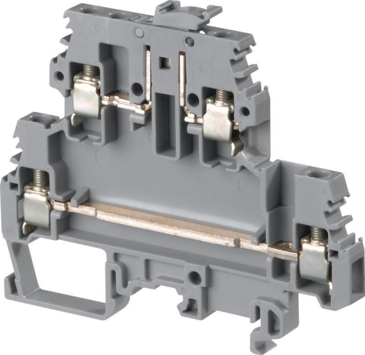 Riviliitin kaksikerros TE / ABB Entrelec -liittimet - RIVILIITIN KAKSIKERROS TE/ABB 6MM, 4MM2, VEITSIKATKAISU ALAT