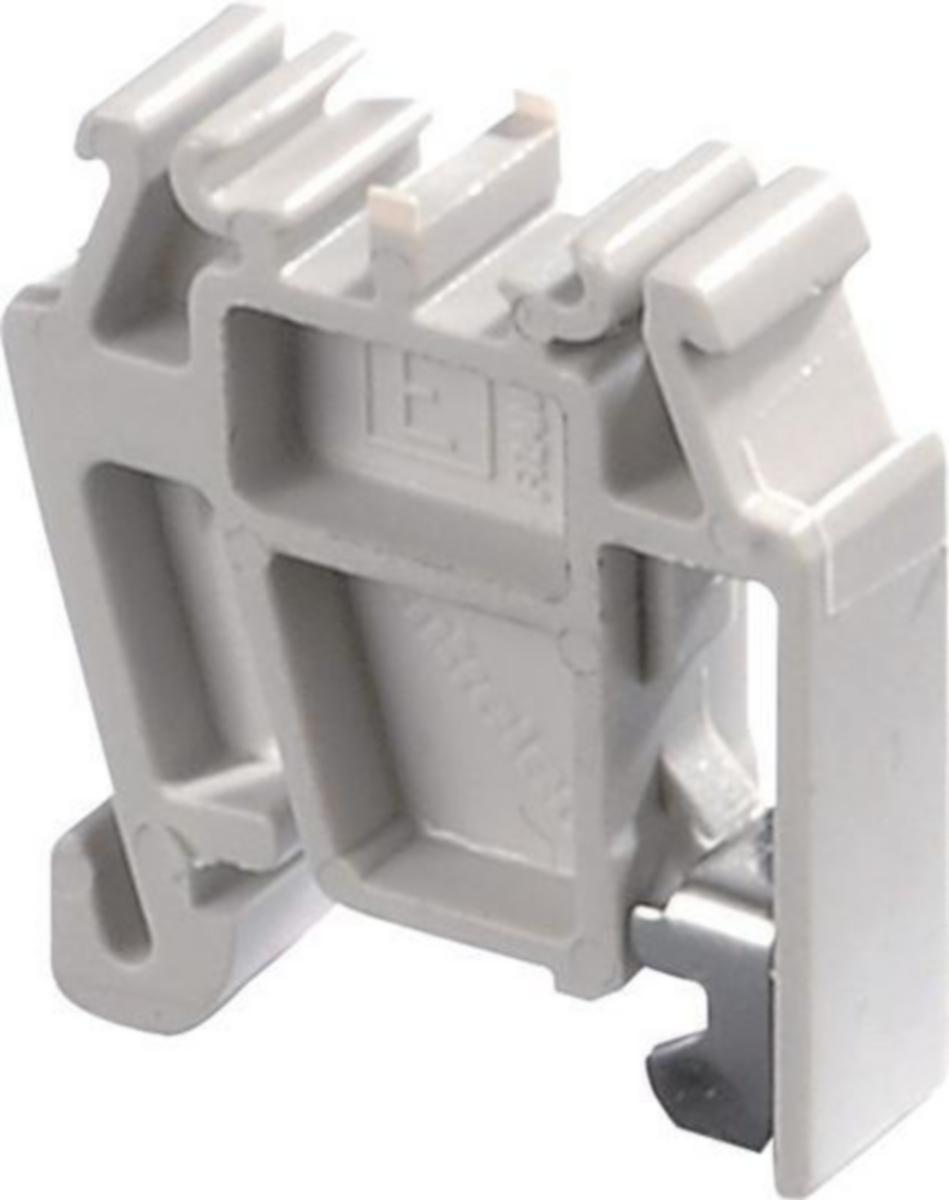 Päätypuristin TE / ABB Entrelec -liittimet - PÄÄTYPURISTIN TE/ABB ENTRELEC LEV:6,5MM, RUUVITON, DIN2