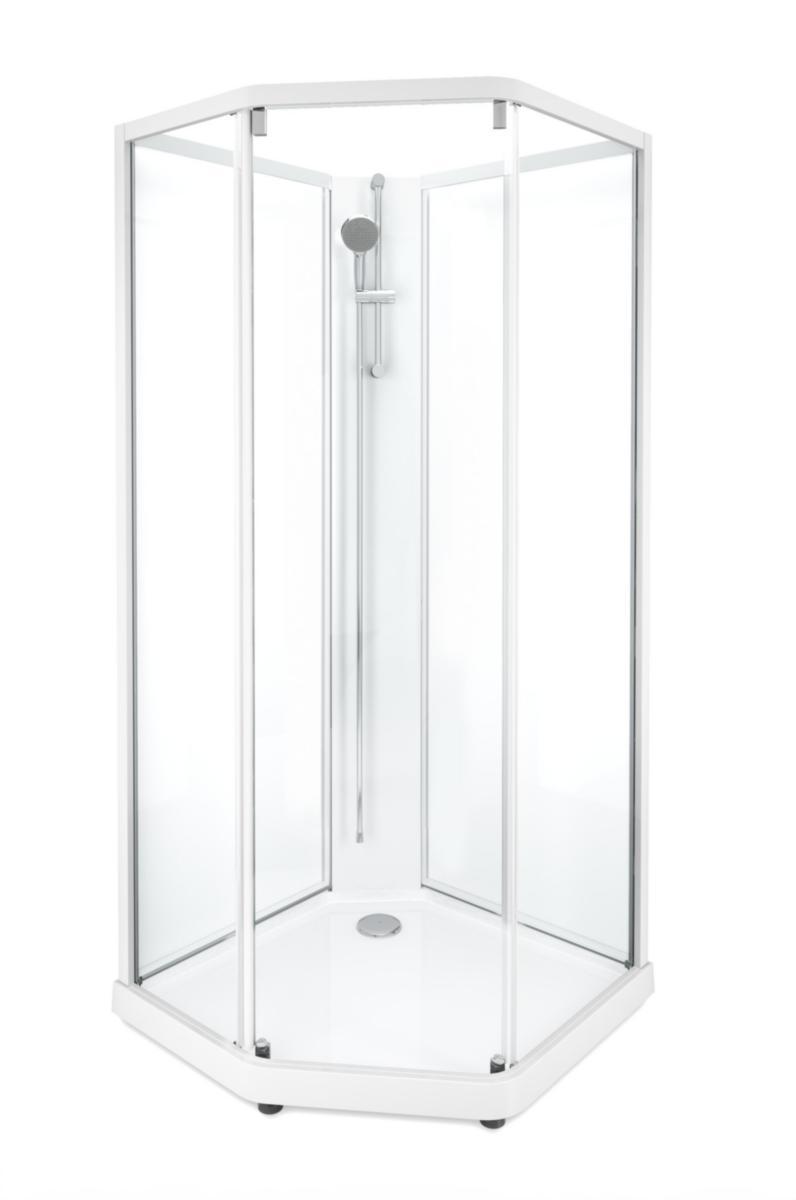 Suihkukaappi Contura Shower Classic 5-K 100x100cm - SUIHKUKAAPPI CLASSIC 100X100CM 5-K VALK/KIR