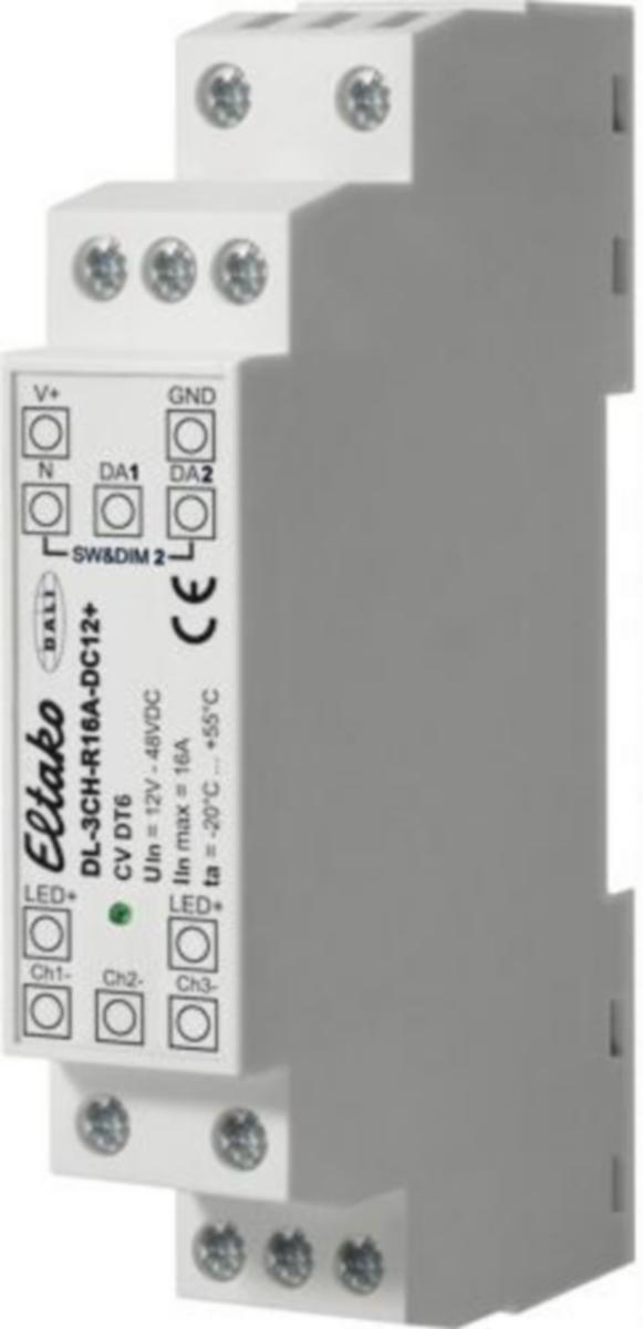 Valonsäädin Eltako DL-3CH-R16A-DC12+ - VALONSÄÄDIN DL-3CH-R16A-DC12+