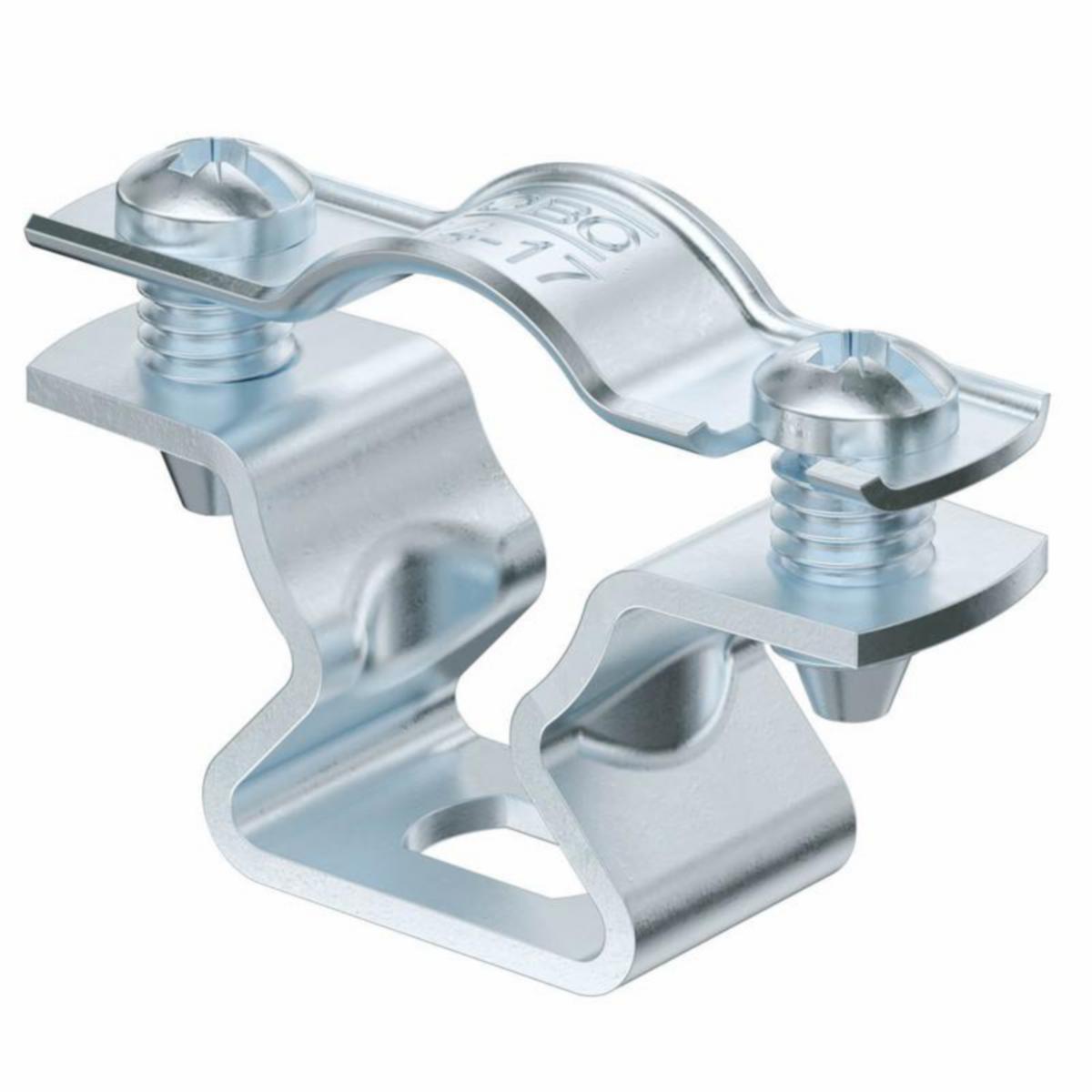 Putkikiinnike OBO VBS ASL 733 G kiinnitysreiällä - PUTKIKIINNIKE VBS OBO ASL 733 14 G, 12-14M, 6,5MM